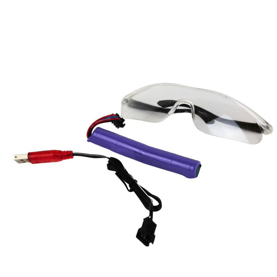 Gelpistole DOPPELKOPF für Wassergelbälle, rot