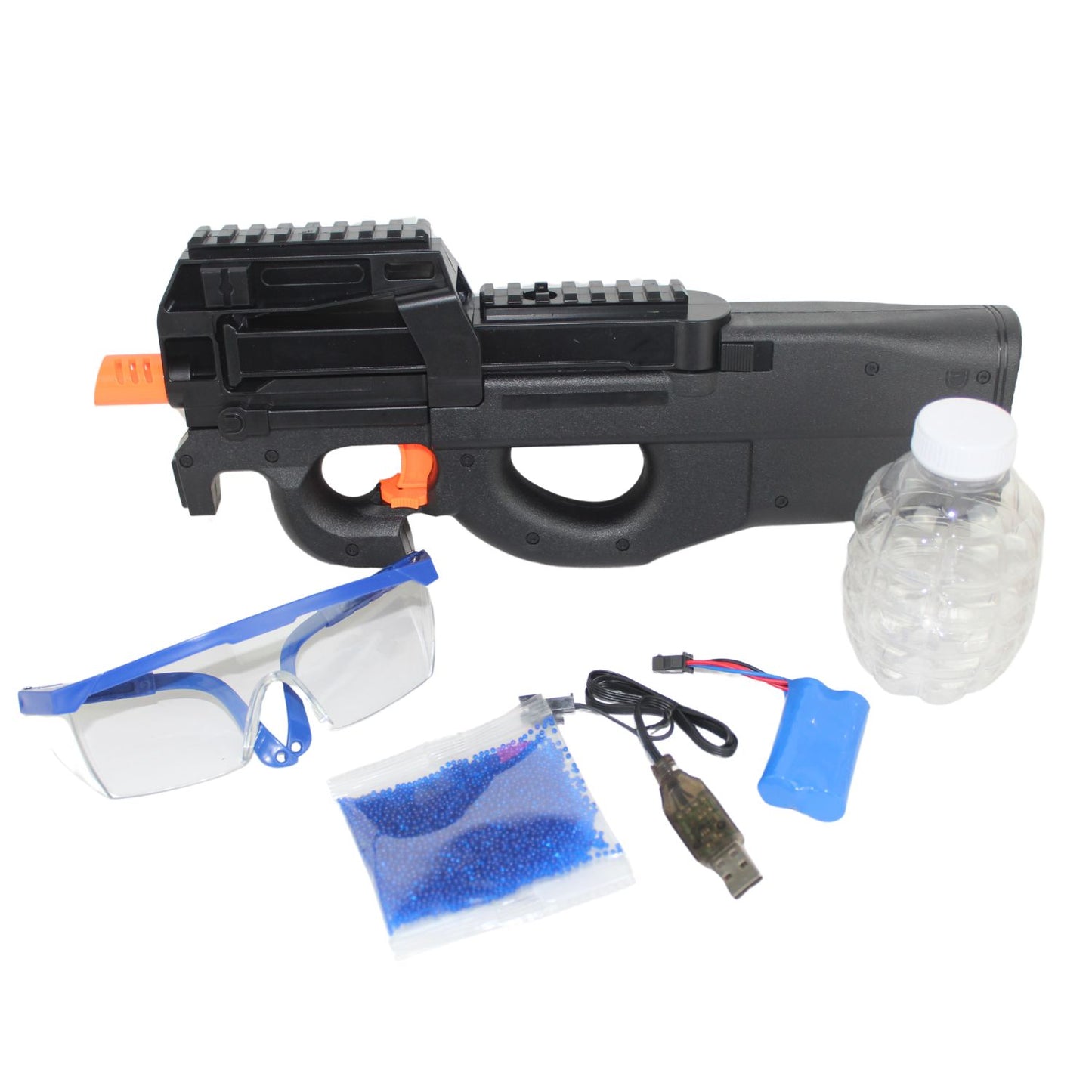 P90 Mini für Wassergelbälle blau