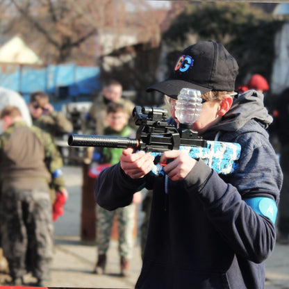 P90 Mini na vodní gelové kuličky modrá