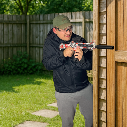 M416 Červená - MINI Blaster na gelové kuličky