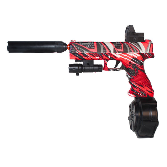 Kurzer ROTER Blaster für Wassergelkugeln