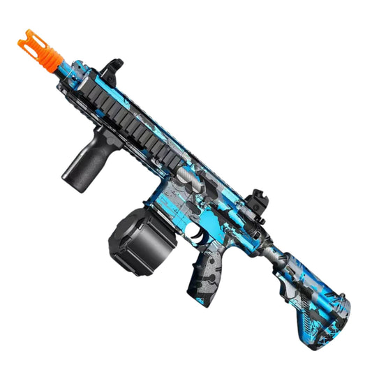 Blauer Mini-Blaster für Gelkugeln
