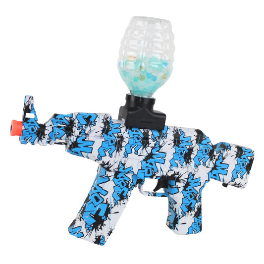 BLAUER Mini-Blaster mit langem Korpus für Wassergelkugeln