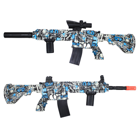 Langer BLAUER Blaster für Wassergelkugeln