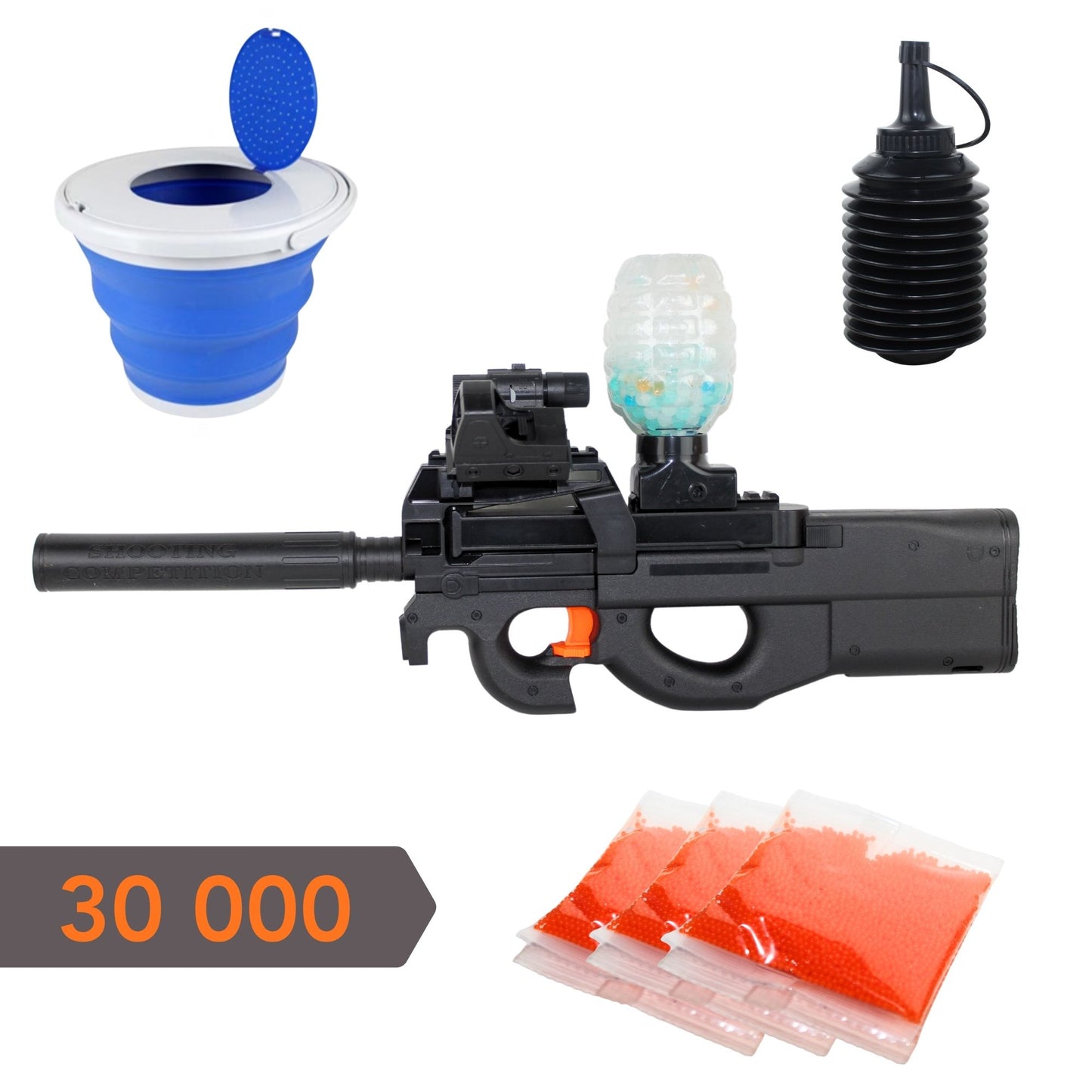 P90 MINI SCHWARZ: Vorteilsset