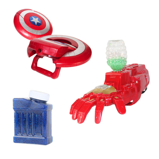 SCHILD UND HAND: Günstiges Set für Superhelden